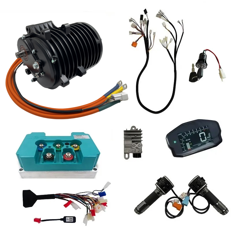 Motorcycle Gear - QSMOTOR 138-C V3 3000W engranaje interno