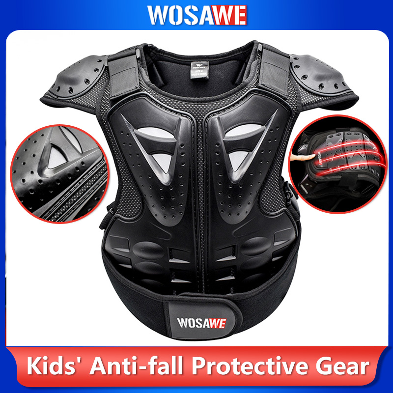 Chest Protector Armor - Armadura de Motocicleta WOSAWE, Equipo de