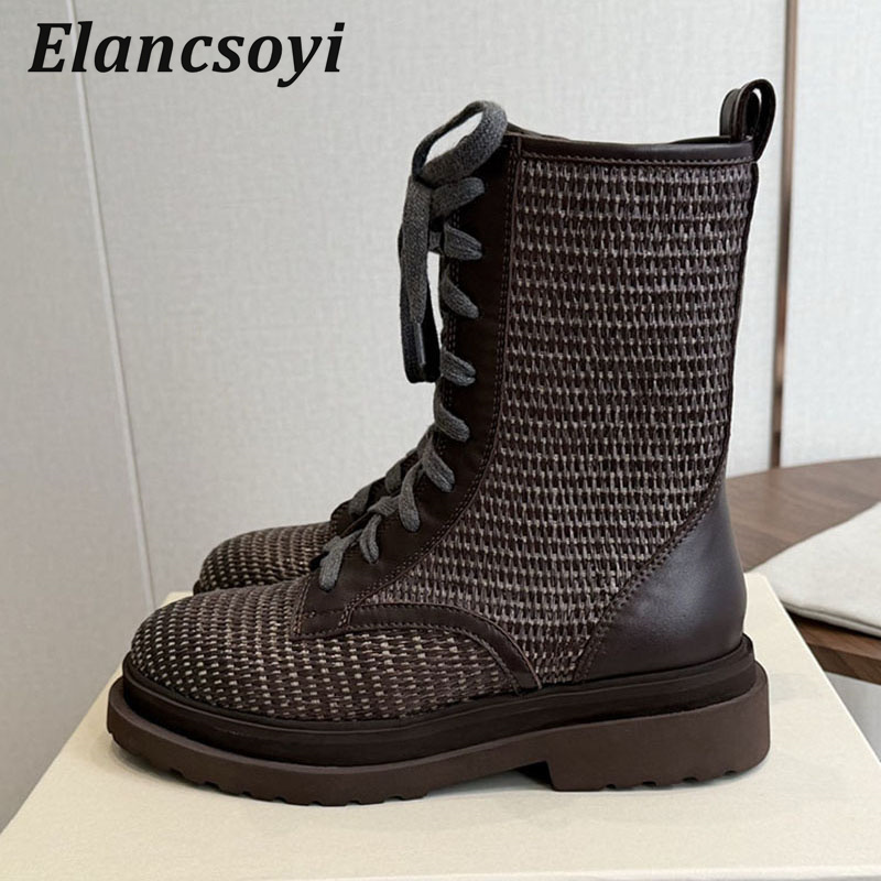 Riding Boot Short - Botas Cortas de Mujer con Cordones