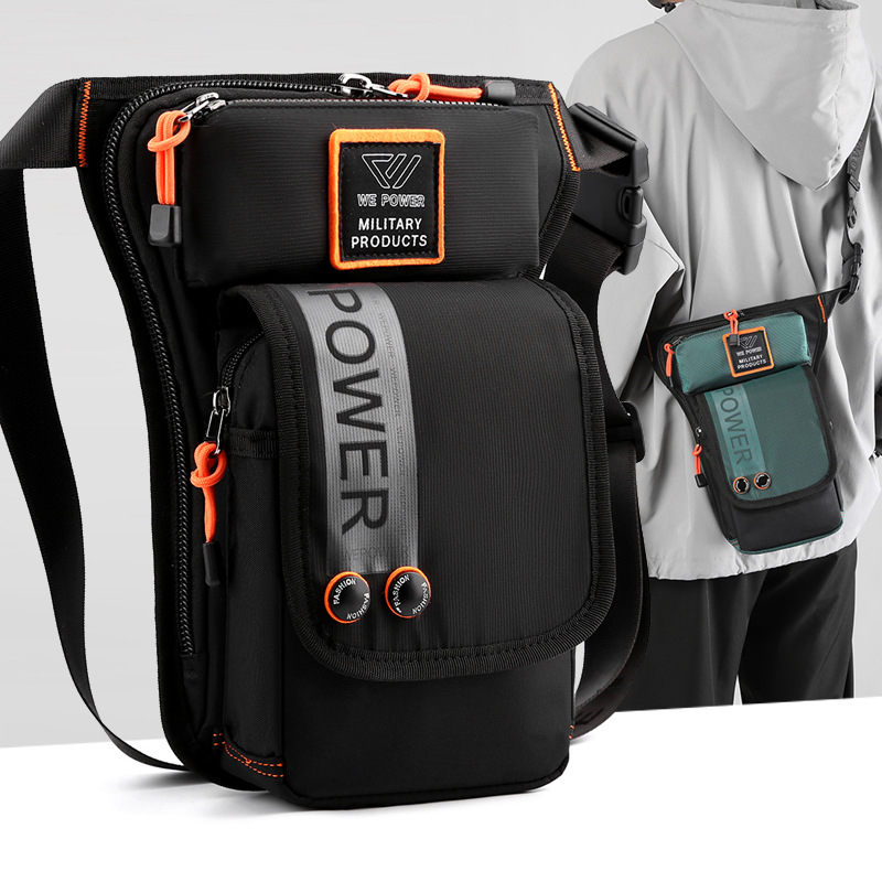 Motorcycle Gear Backpack - Riñonera para pierna para hombre, riñonera