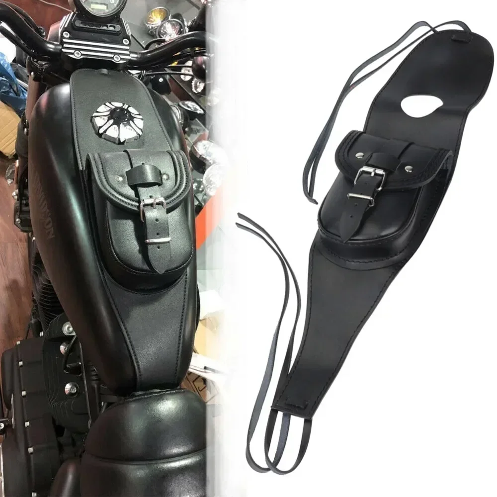 Motorcycle Gear Backpack - Tanque de combustible de cuero PU