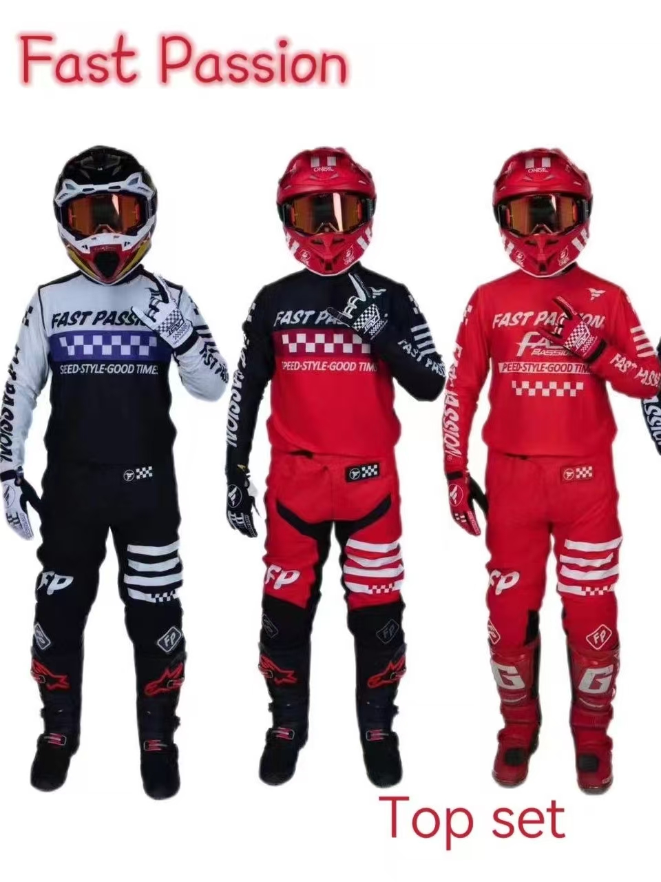 Motorcycle Gear Full Suit - 2025 fastpassion para fox Motocross Gear