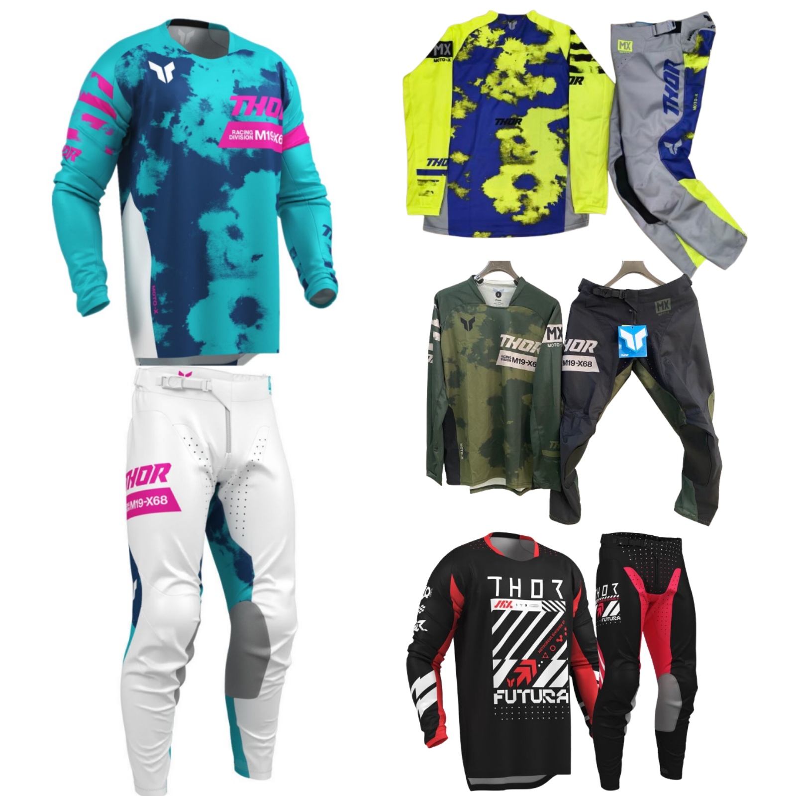 Motorcycle Gear Bundle - Conjunto de equipo de Motocross Top