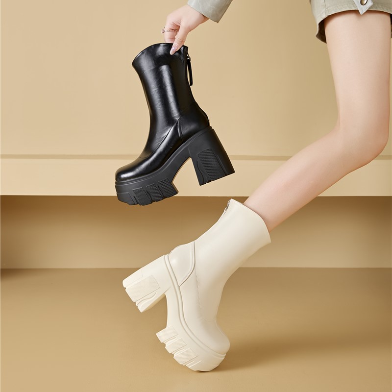 Riding Boot Short - Botas Vaqueras DIMANYU para Mujer, Nuevas