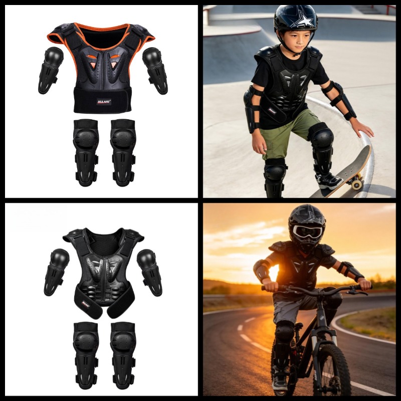 Chest Protector Armor - Chaleco Protector para Niños, Armadura Completa