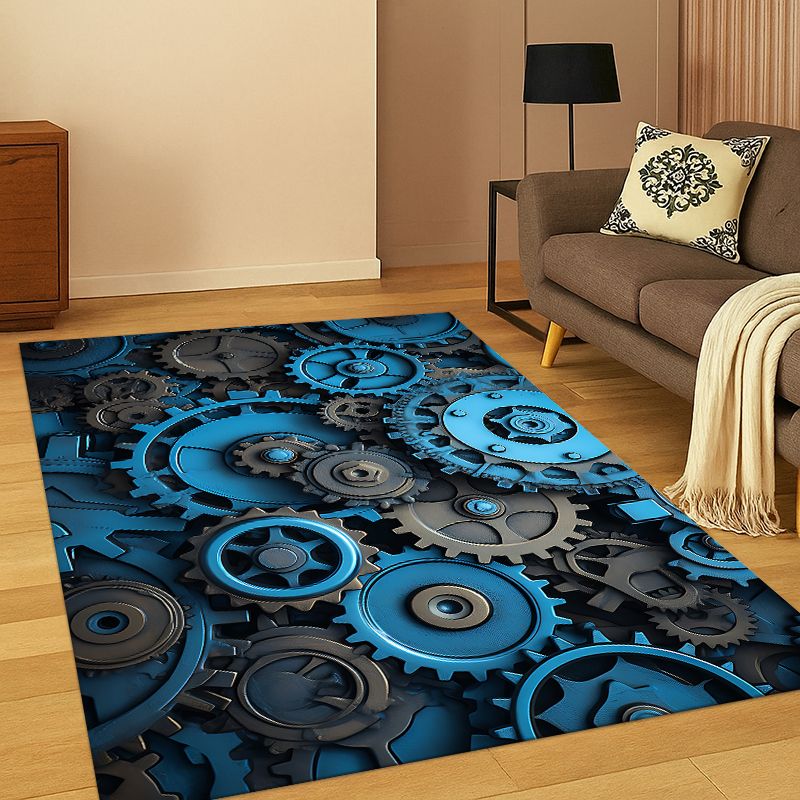 Motorcycle Gear Wash - Alfombra de Metal Retro con Diseño