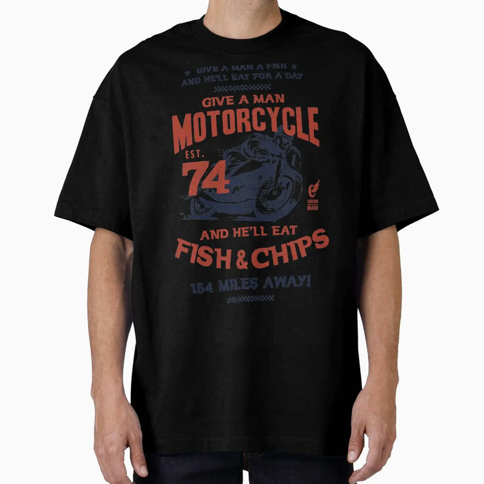 Motorcycle Gear Wash - Camiseta de Motocicleta con Diseño de