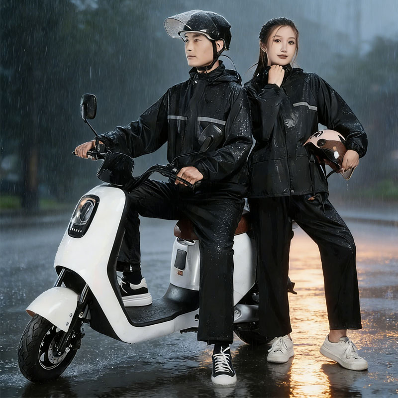 Motorcycle Gear Full Suit - Traje de lluvia reflectante de protección