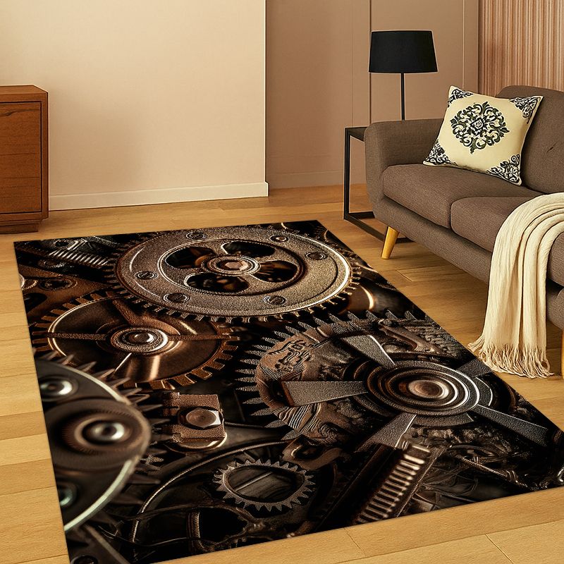 Motorcycle Gear Wash - Alfombra de Metal Retro con Diseño