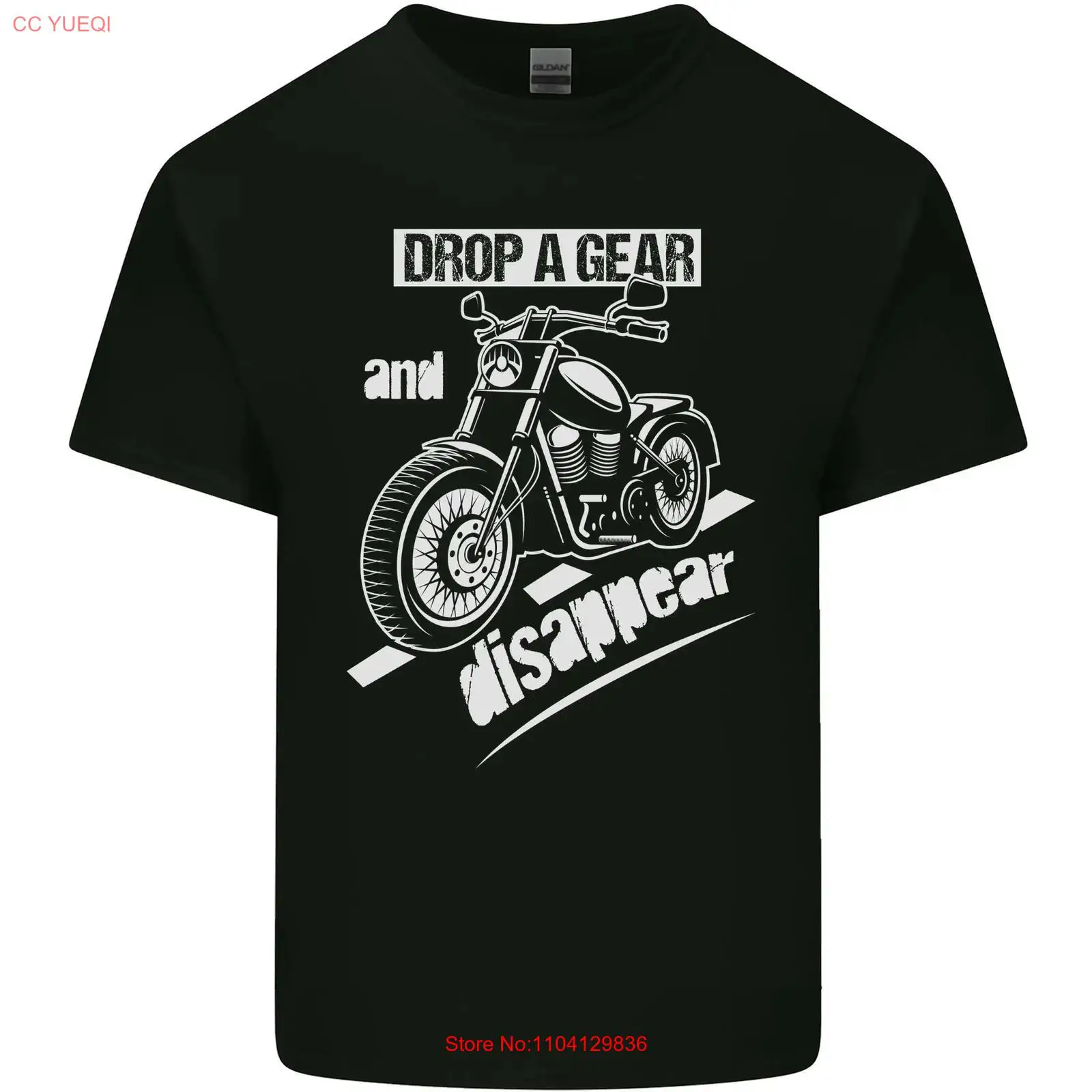 Motorcycle Gear Wash - Camiseta de algodón ligero para hombre,