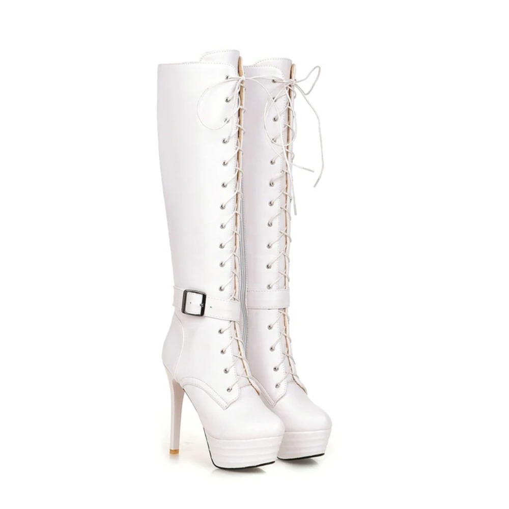 Riding Boot Short - Botas hasta la rodilla para Mujer,