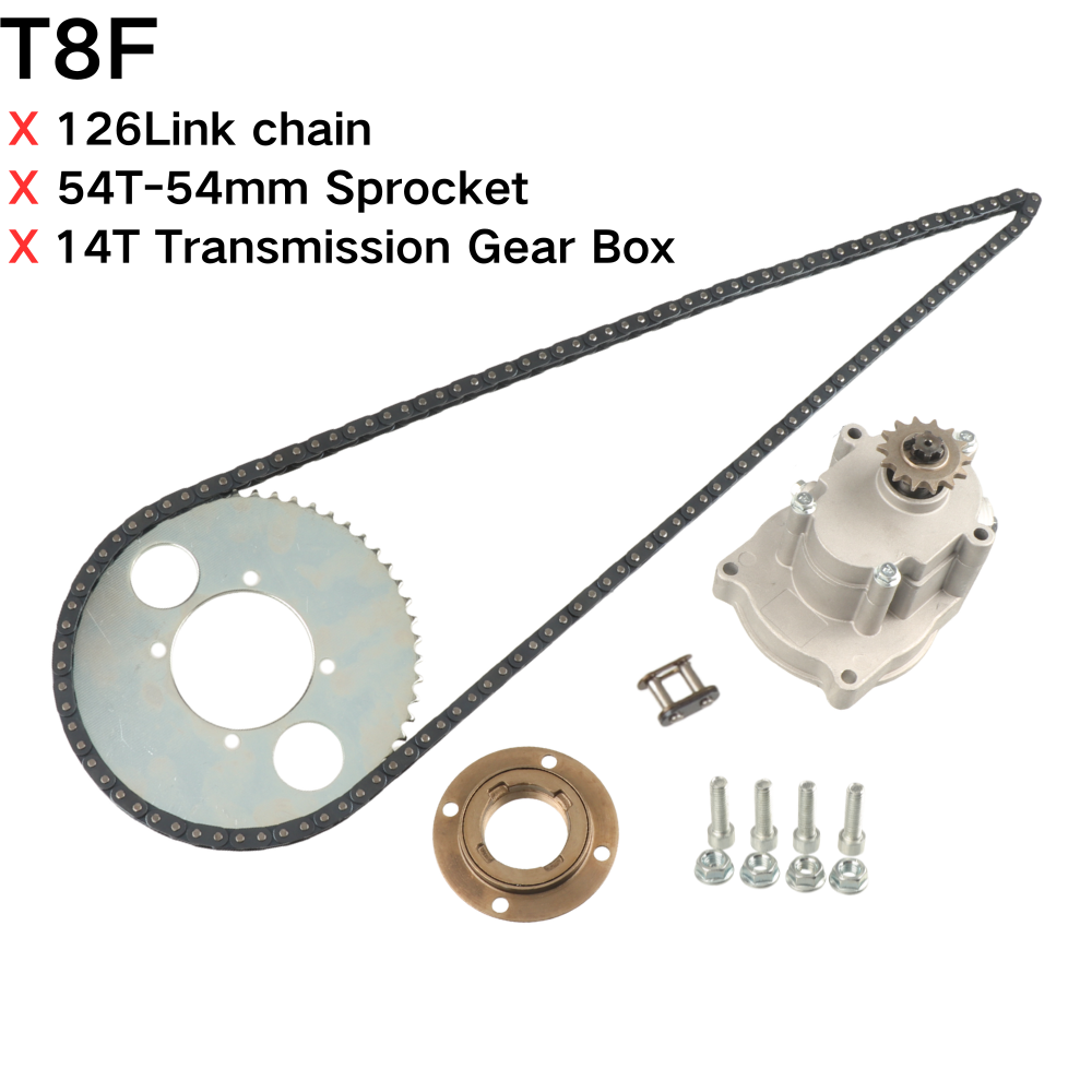 Motorcycle Gear Bundle - Piñón Trasero T8F 44T/54T de 4