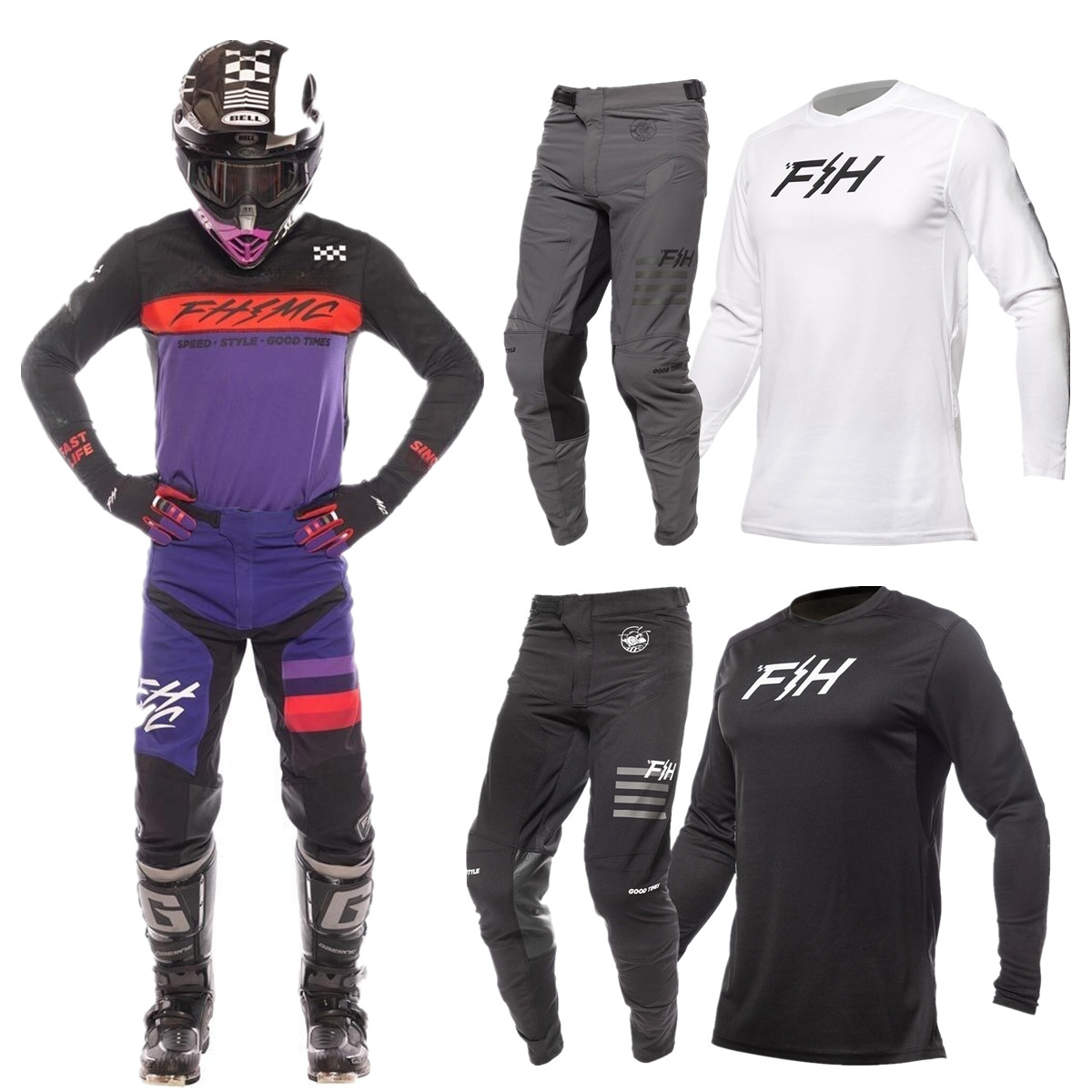 Conjunto de equipo de Motocros - Motorcycle Gear Bundle reseña y precio