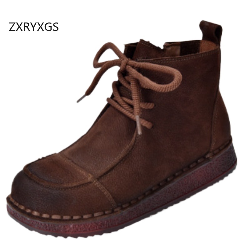 ZXRYXGS capa superior de piel  - Riding Boot Short reseña y precio