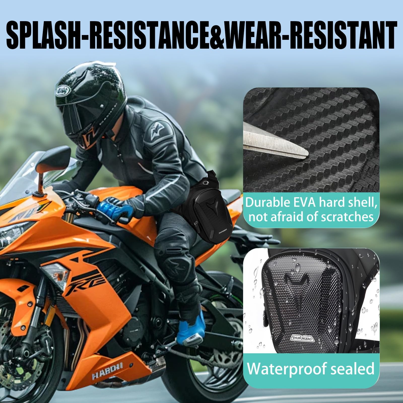 Bolsa Impermeable para Pierna  - Motorcycle Gear Bundle reseña y precio