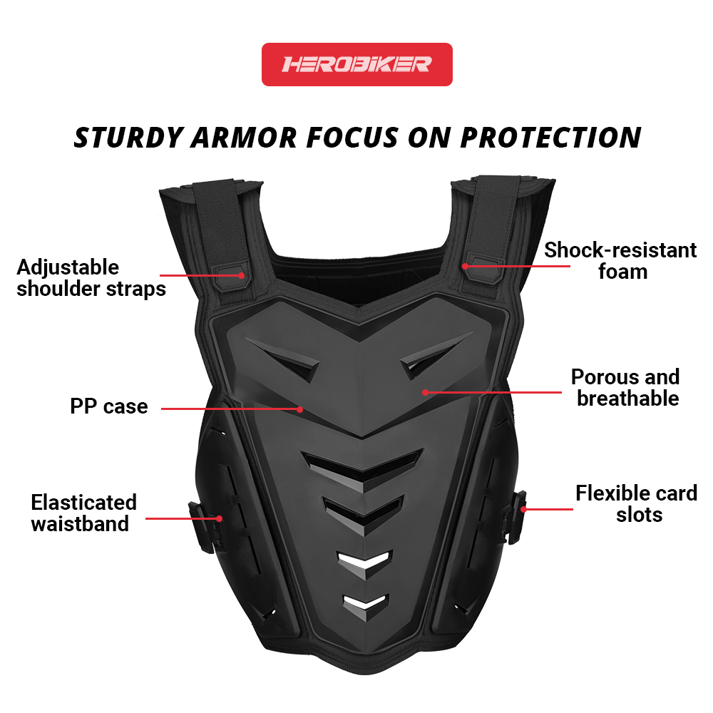 Armadura corporal para motocic - Chest Protector Armor reseña y precio