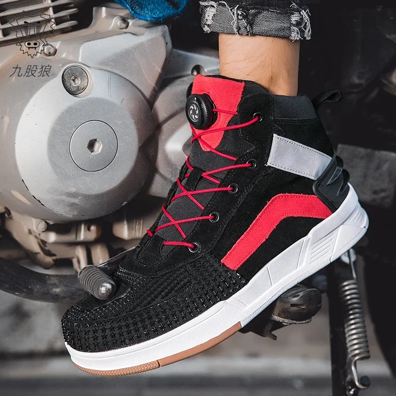 Botas de motocicleta para homb - Motorcycle Gear reseña y precio
