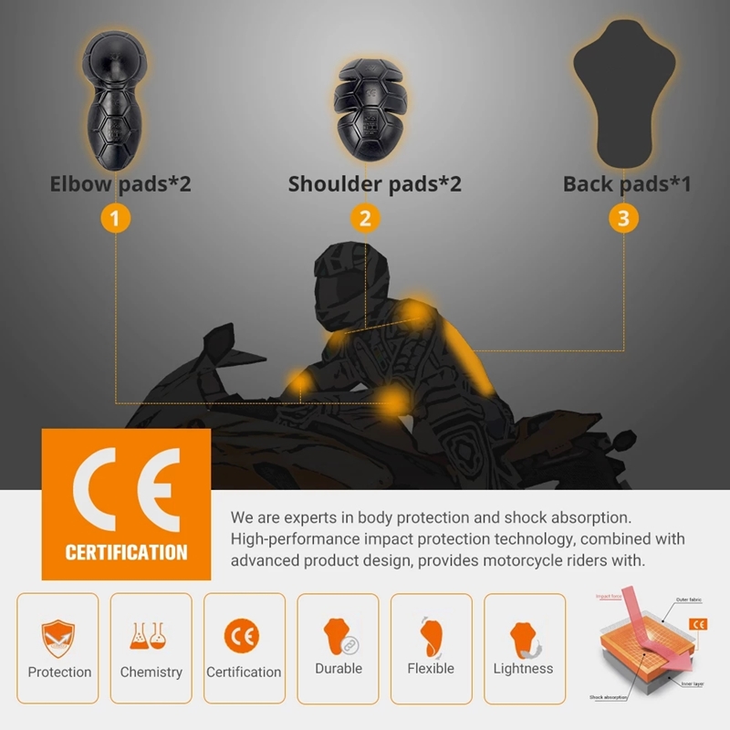 Chaqueta de motocicleta, equip - Motorcycle Gear Jacket reseña y precio