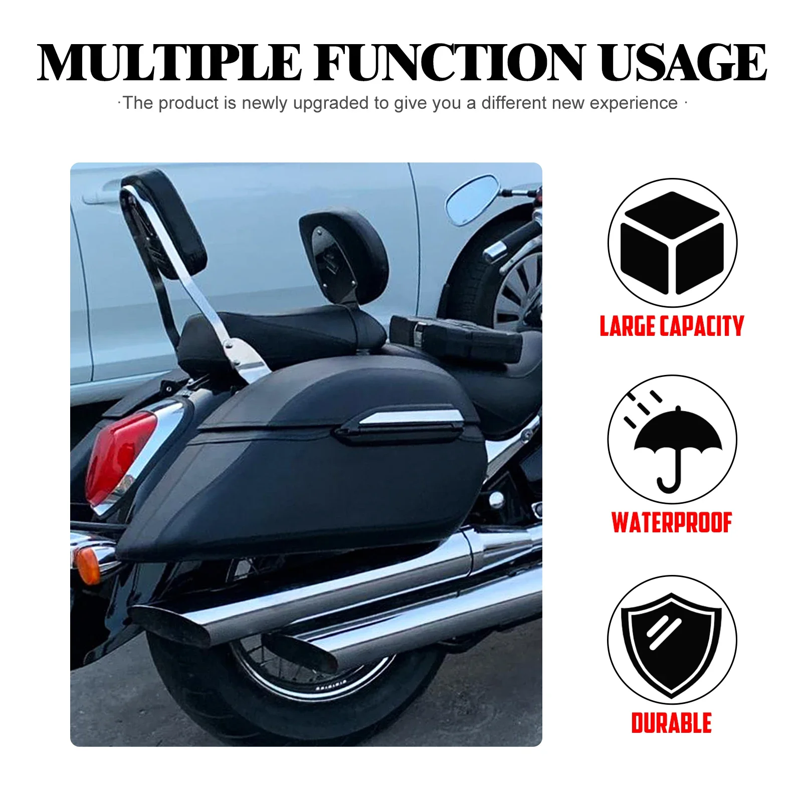 Bolsas duras para motocicleta, - Motorcycle Gear Backpack reseña y precio