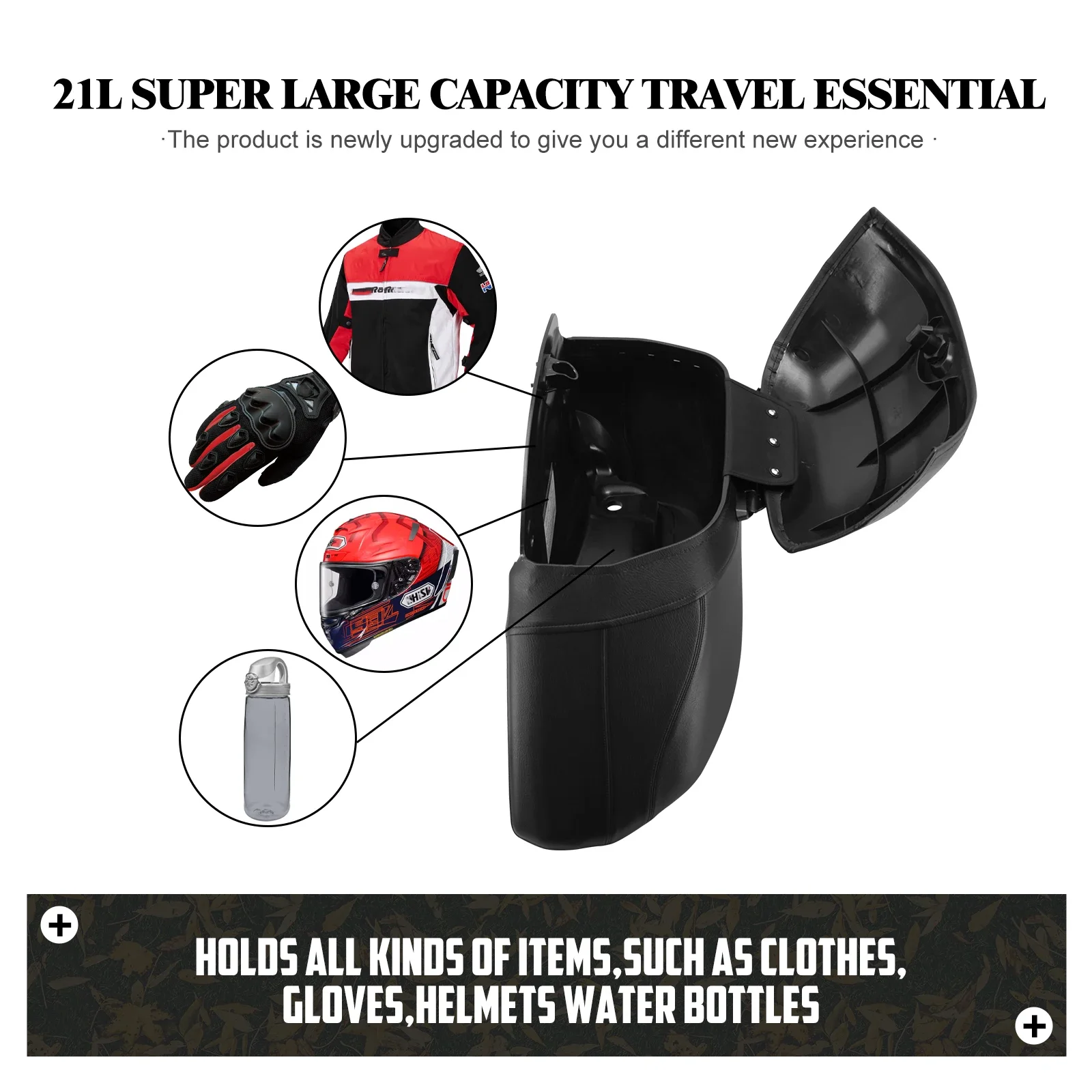 Bolsas duras para motocicleta, - Motorcycle Gear Backpack reseña y precio