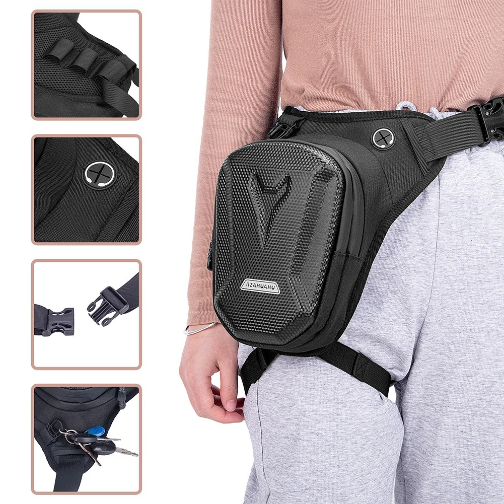 Bolsa de pierna de cintura caí - Motorcycle Gear Backpack reseña y precio