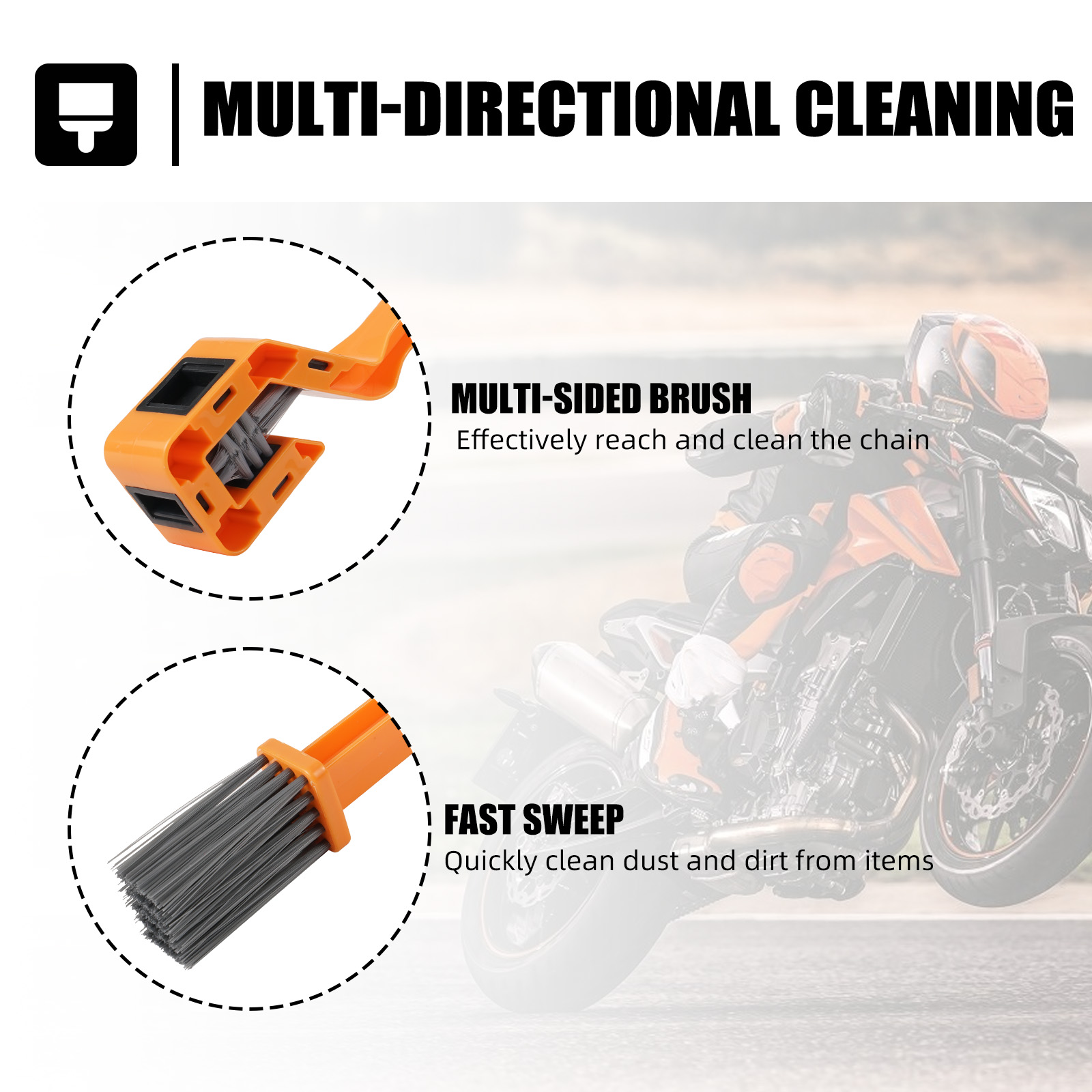 Herramienta de cepillo de limp - Motorcycle Gear Wash reseña y precio