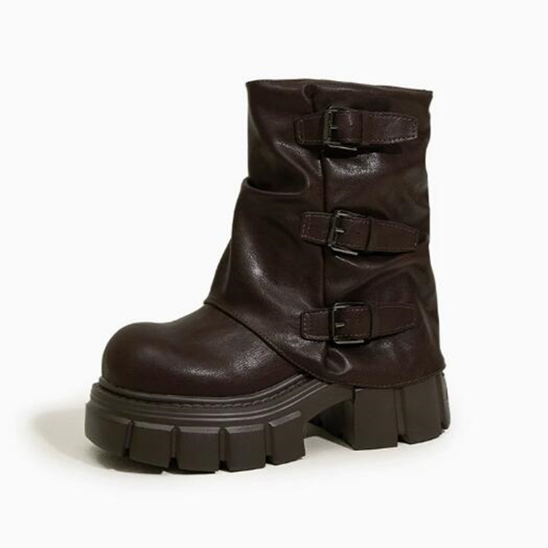 Botines de plataforma para muj - Riding Boot Short reseña y precio